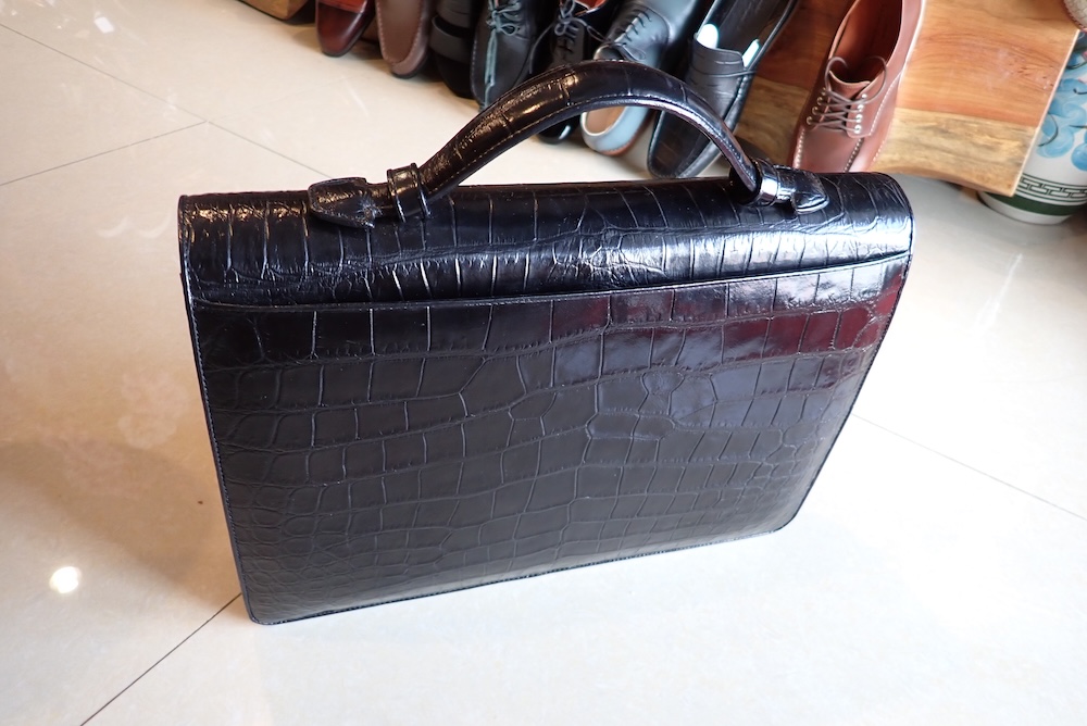  bags leather crocodile hand made 