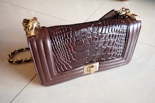 bags python leather hand made 