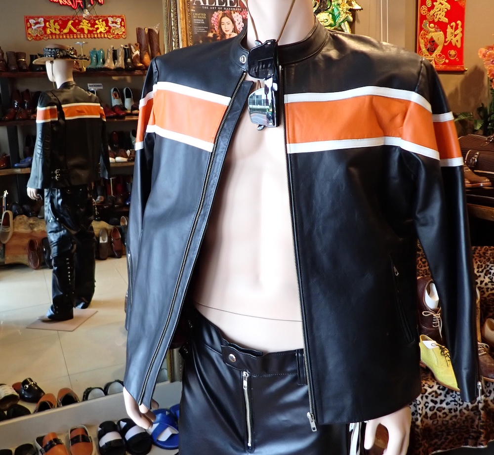  cow jacket custom made leather 