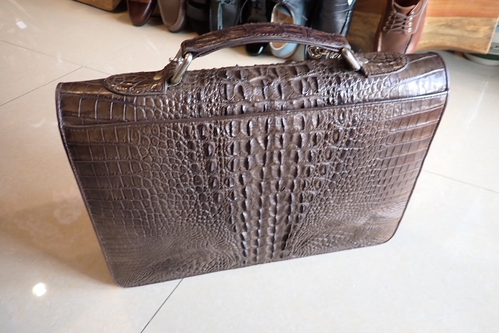  crocodile bag hand made 