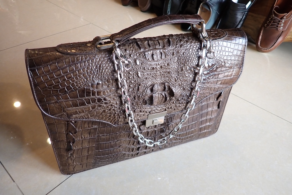  crocodile bag custom made 