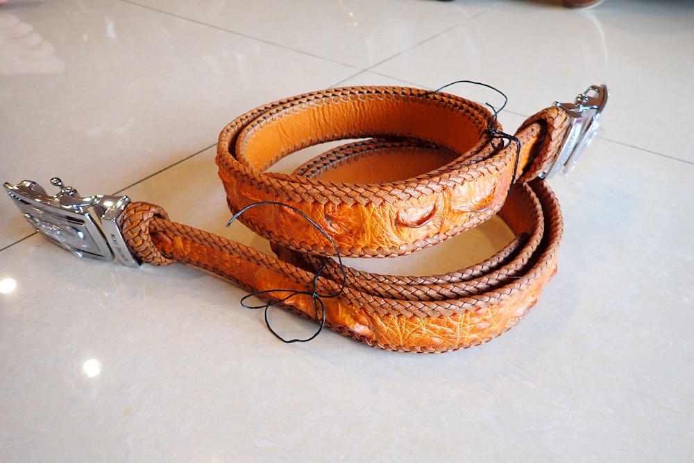  crocodile belt custom made 