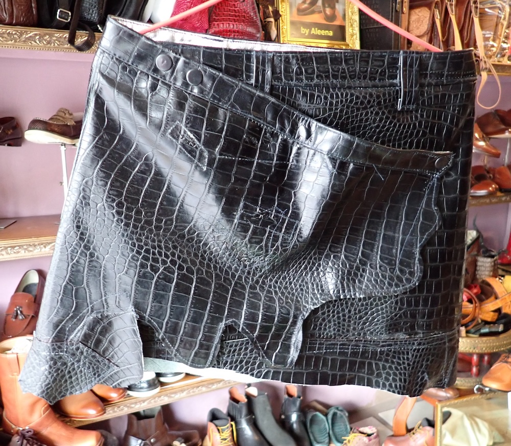  crocodile dress leather 