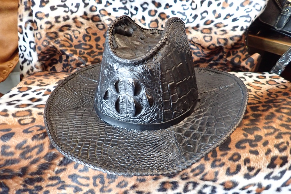  crocodile hat hand made 