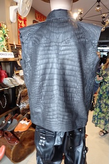  crocodile jacket custom made 