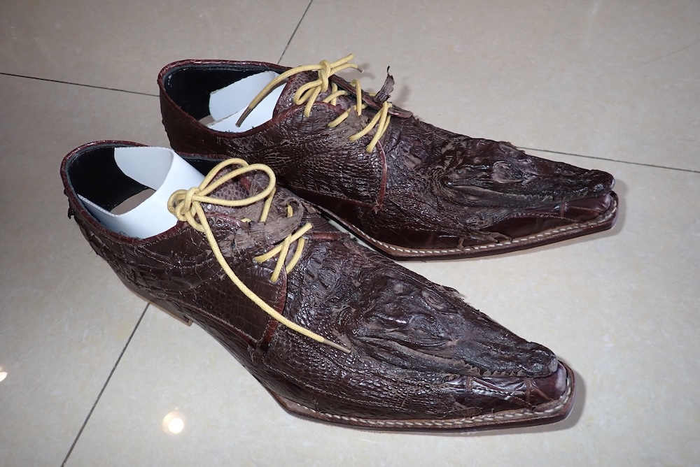  crocodile shoes bangkok leather hand made 