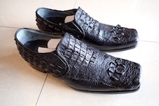  crocodile shoes hand made leather 