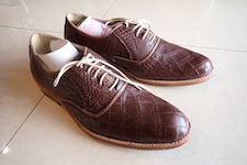  crocodile shoes leather hand made thailand 