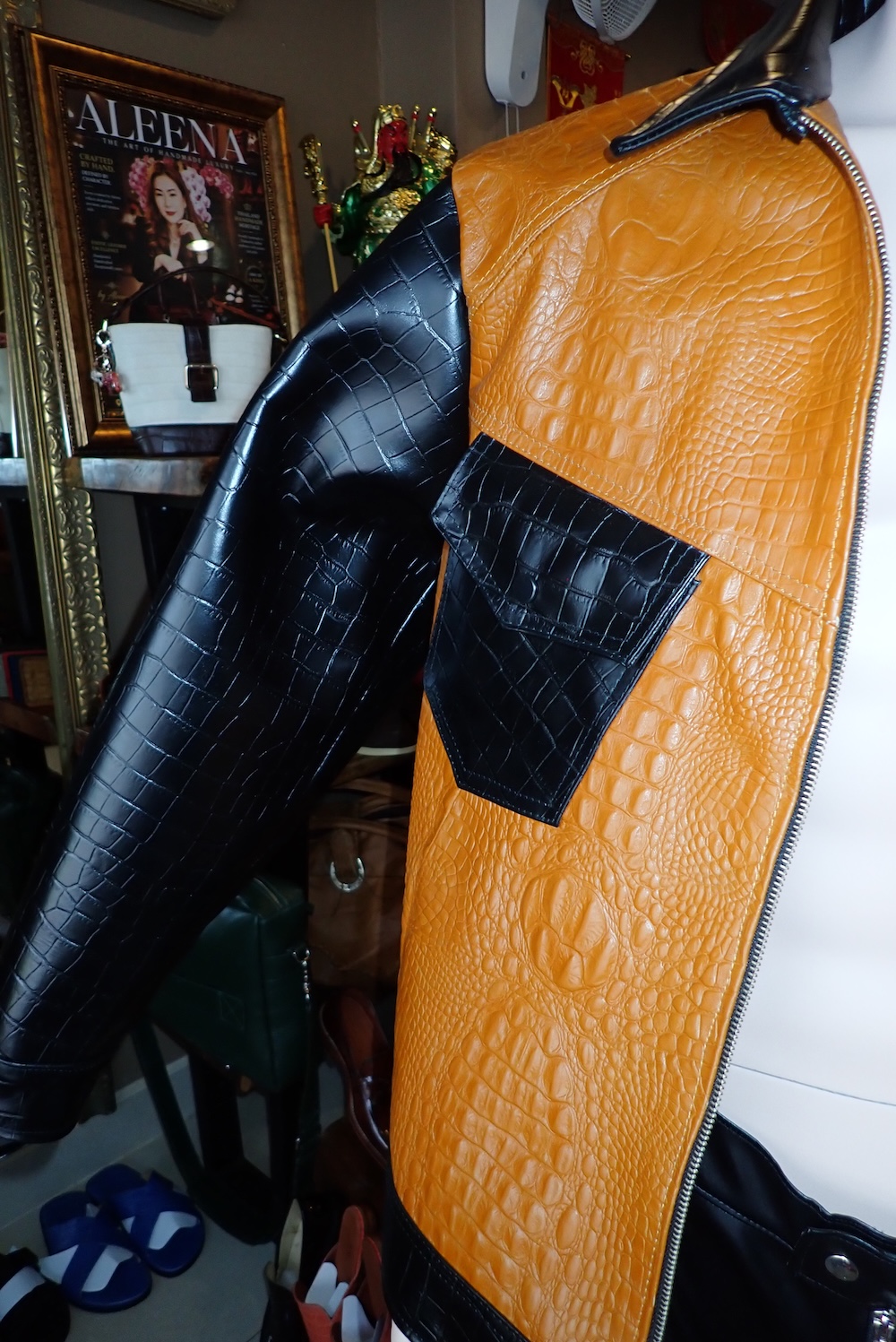  jackets leather python 