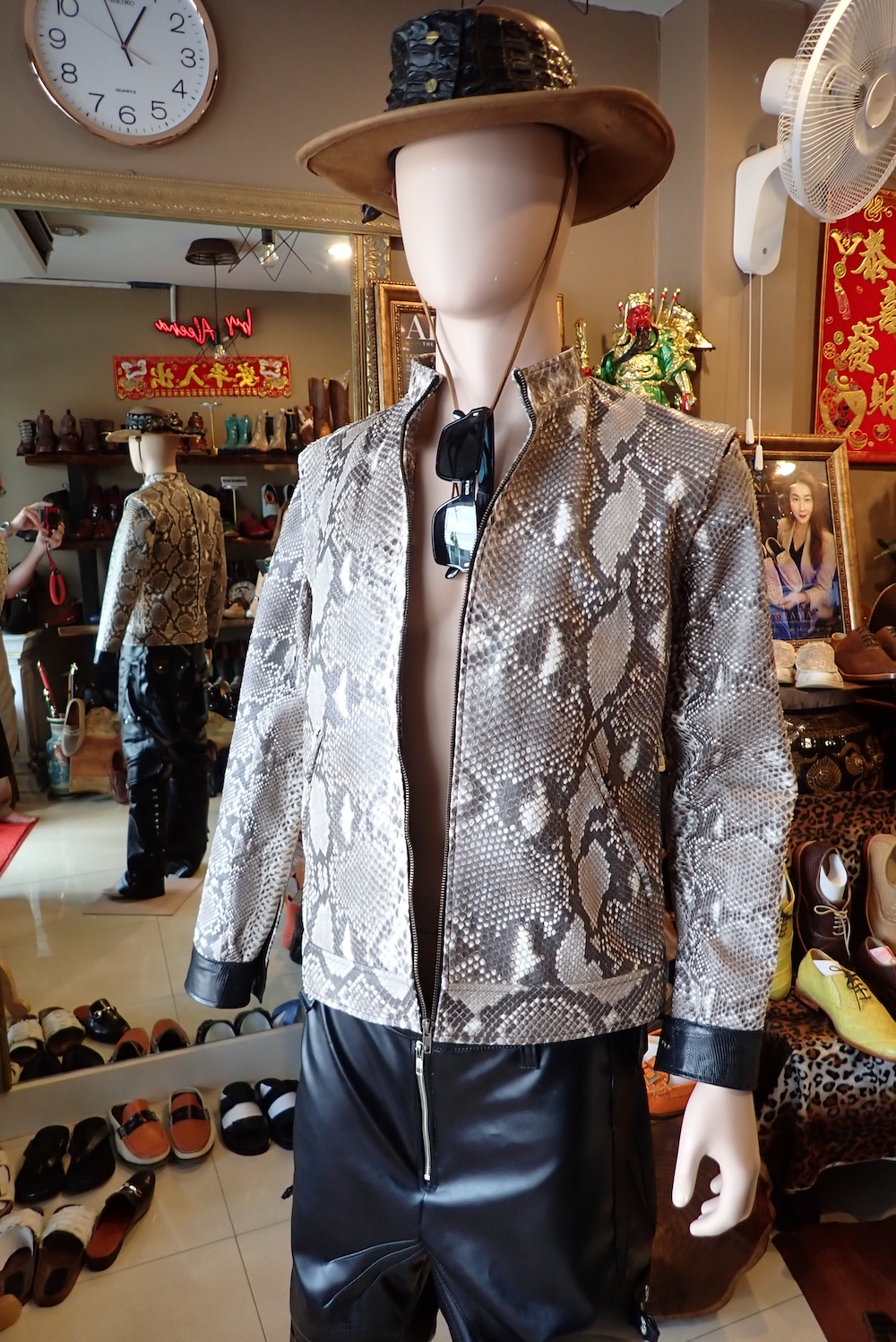  jackets leather python 