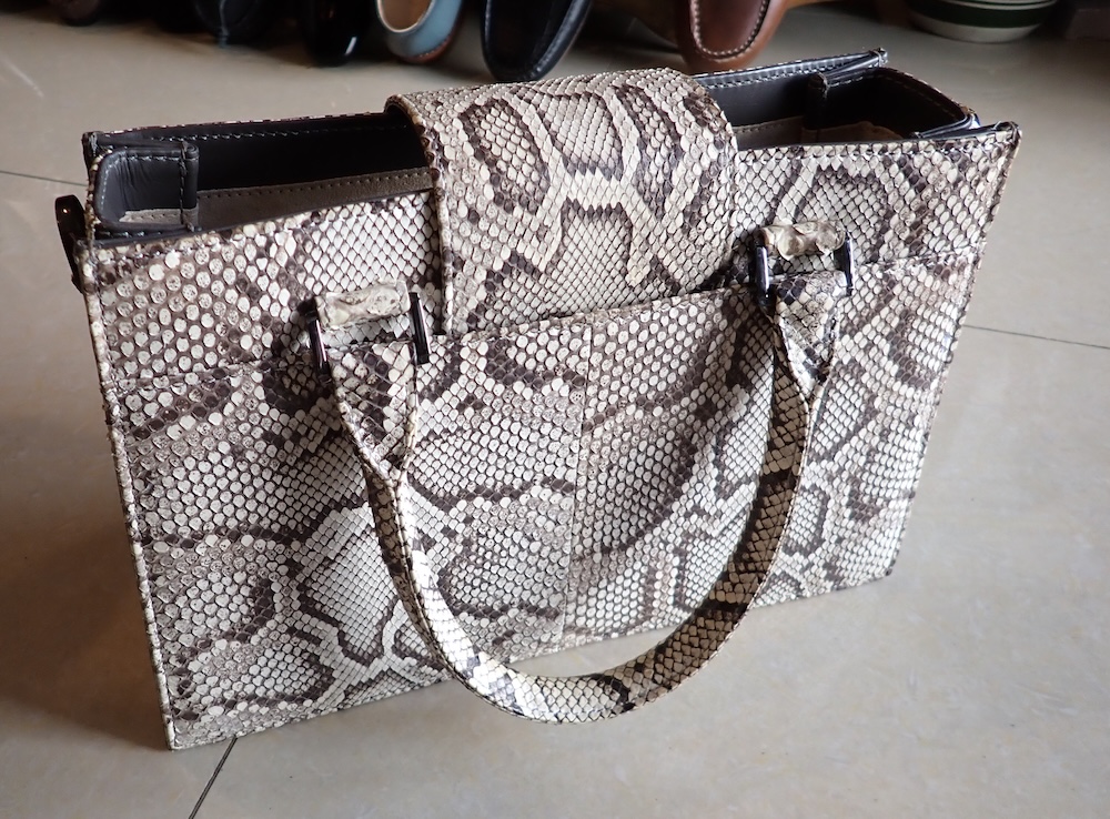  python shoes custom made 