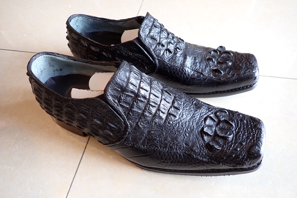 shoes custom made crocodile