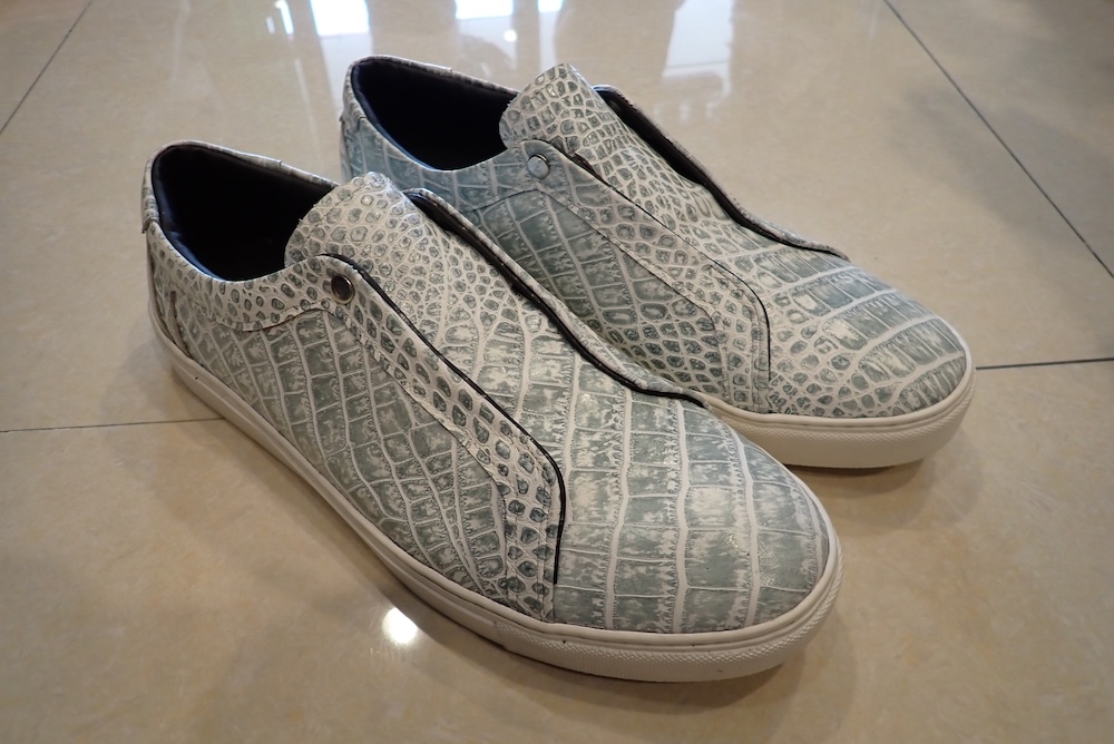 shoes custom made leather stingray