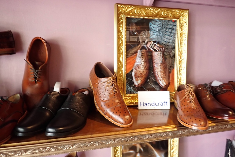 shoes custom made ostrich
