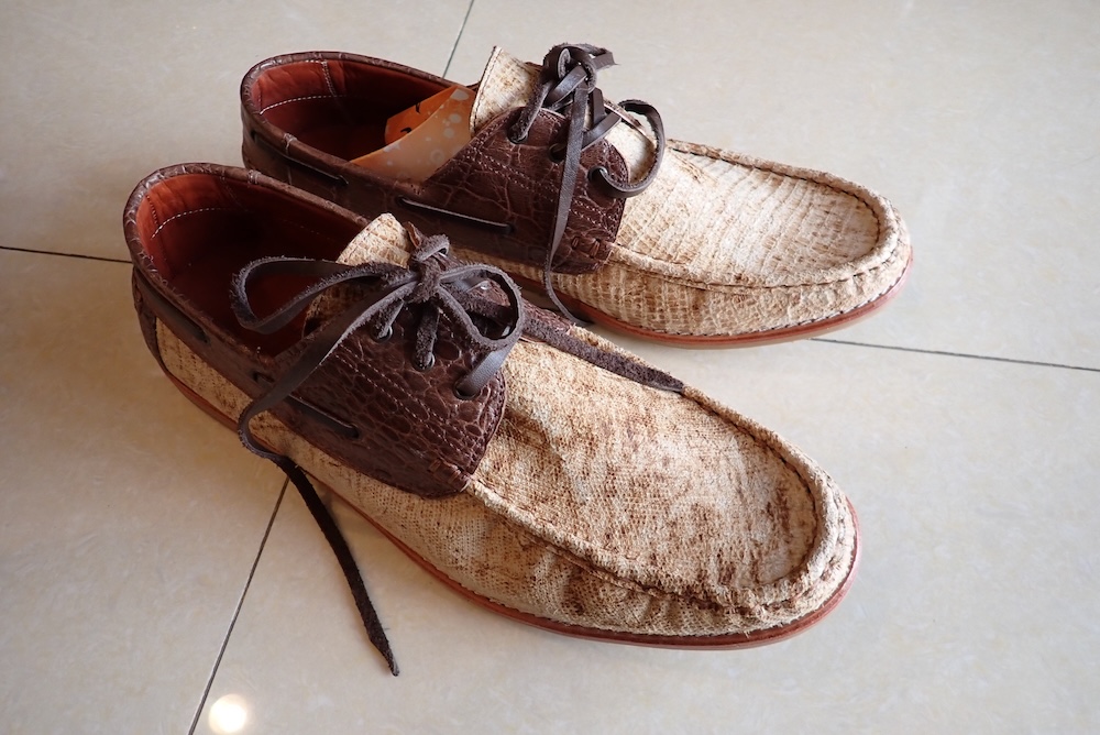 shoes hand made leather python