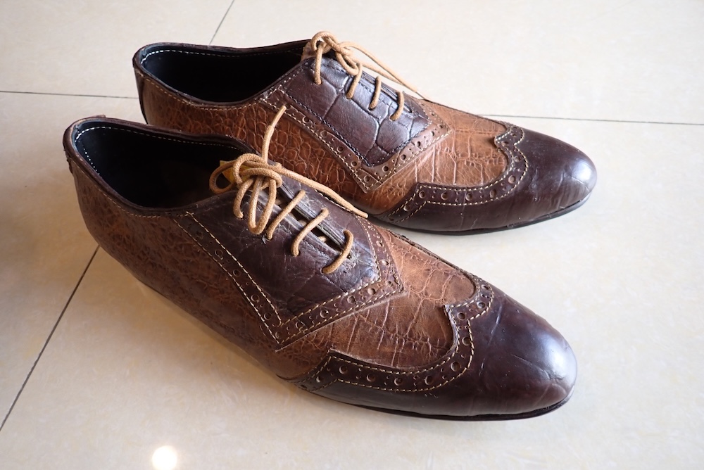 shoes leather crocodile custom made