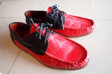  shoes leather stingray hand made 