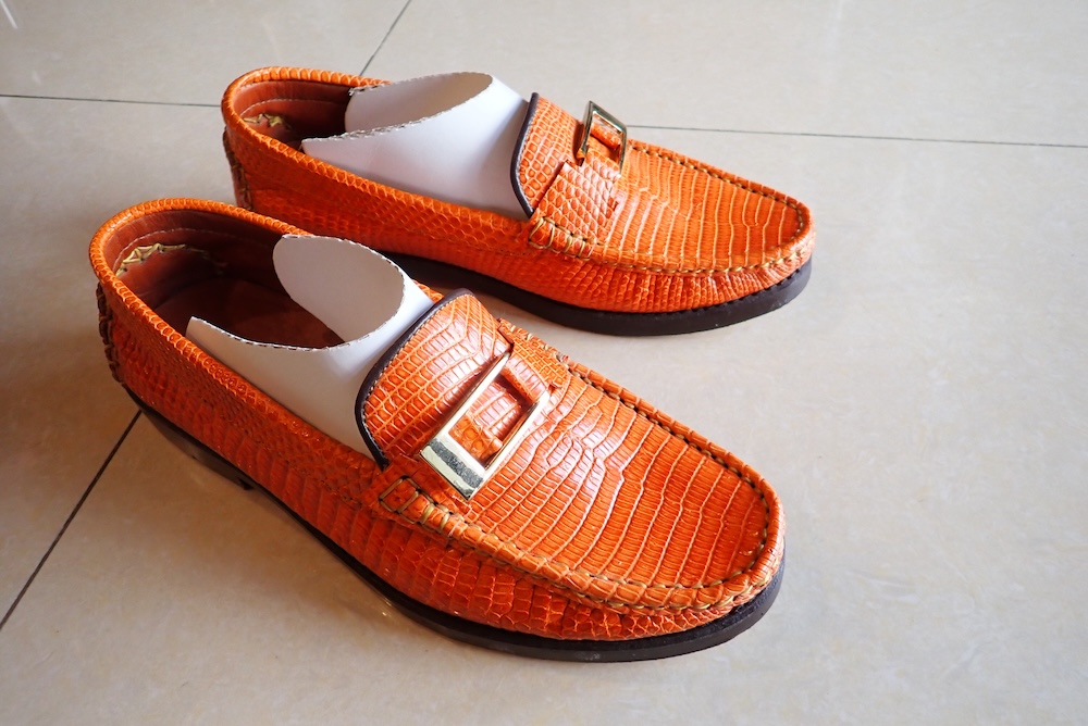 shoes lizard hand made