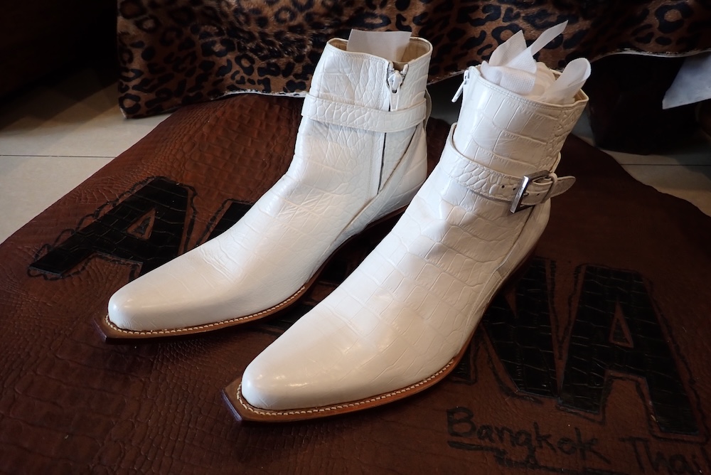 shoes stingray leather